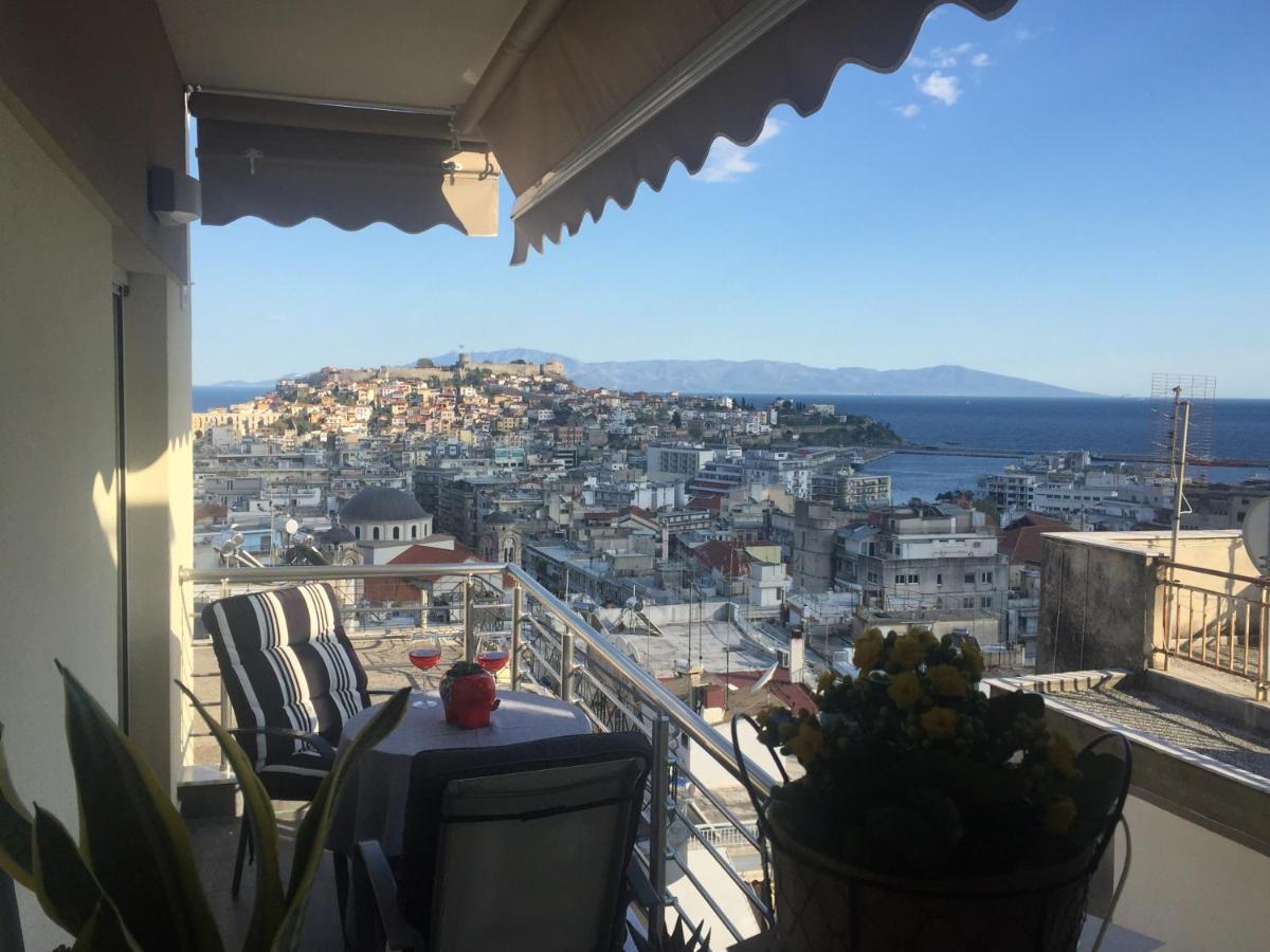 Luxury Panorama View 360° Apartment Кавала Екстериор снимка